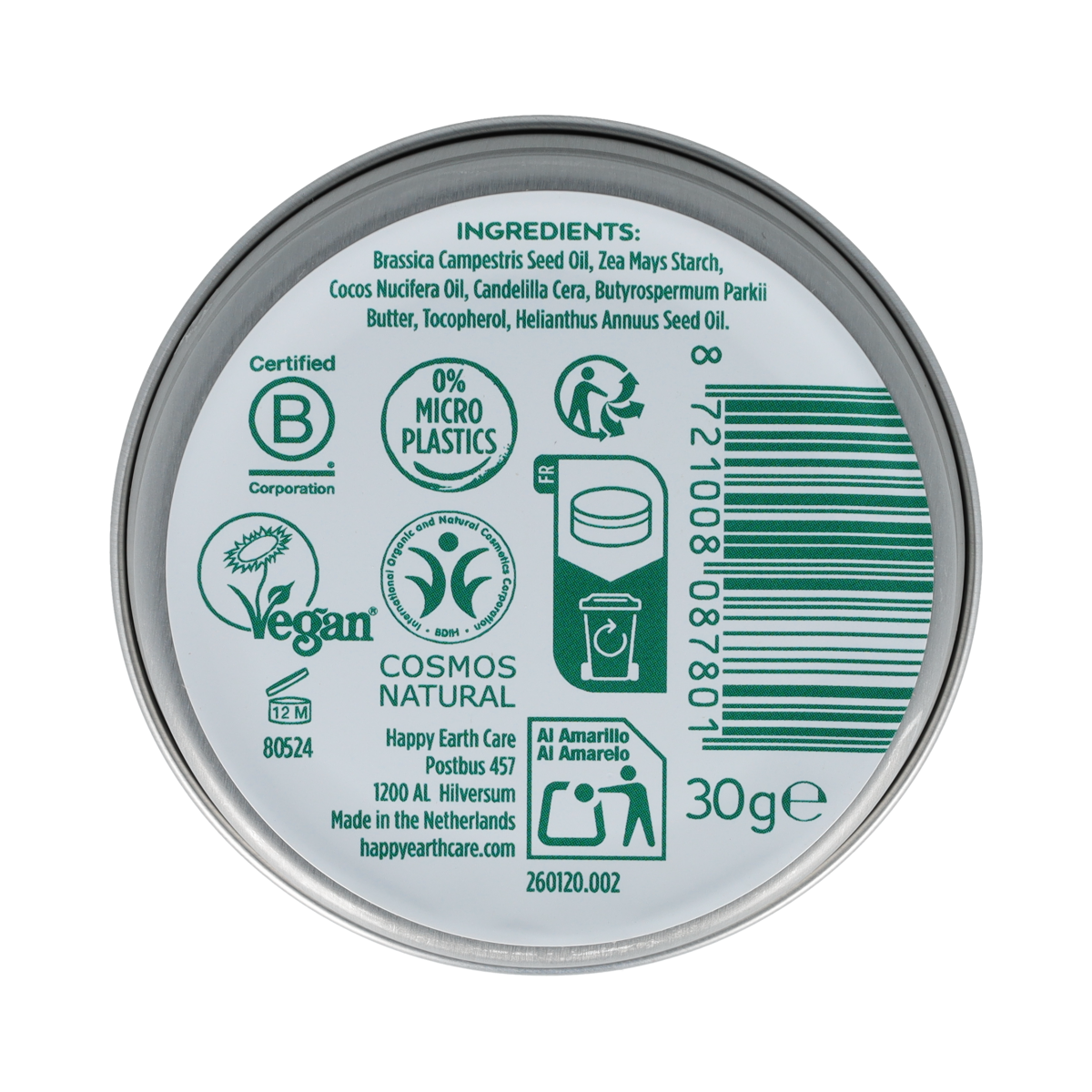 Happy Earth Happy Earth 100% Mama Care Nipple Balm 30.00 Milliliter