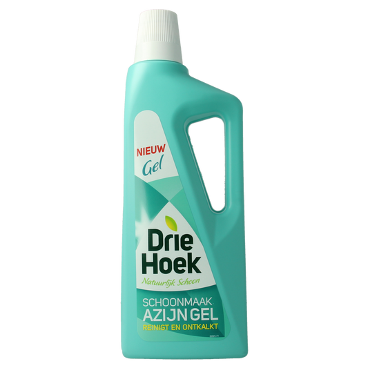 Driehoek Azijngel 725ml cleaning product bottle with label, designed for household cleaning tasks.
