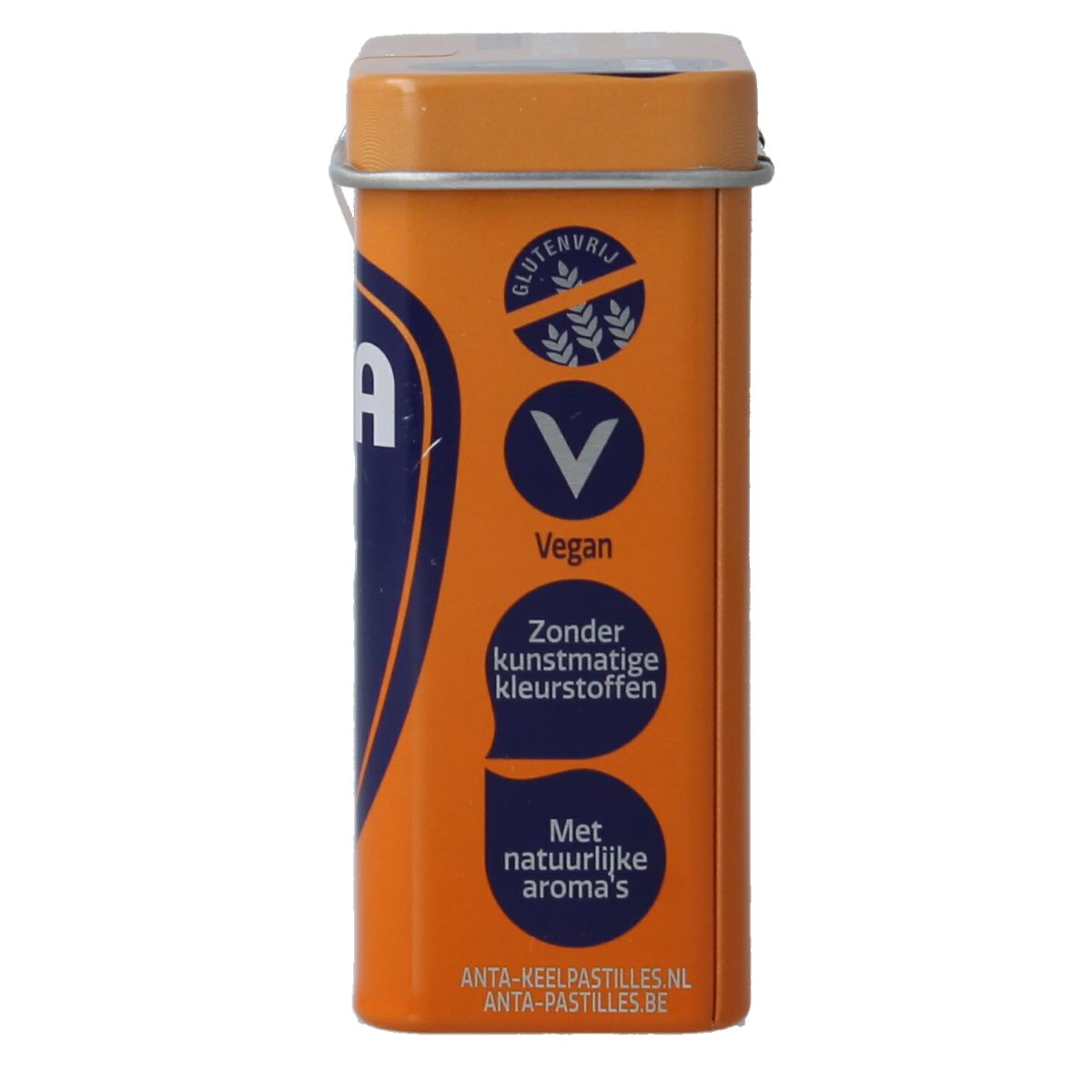 Anta Refresh orange flavored candy in a 72g package, colorful chewy snoepgoed with bright orange and white stripes.