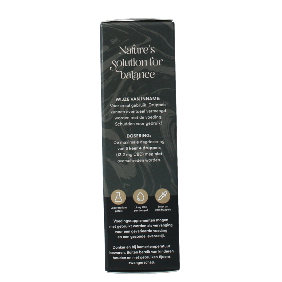 Zendrops CBD olie voor huisdieren 2.5% hond en kat, 10 ml voedingssupplement met CBD voor dieren.
