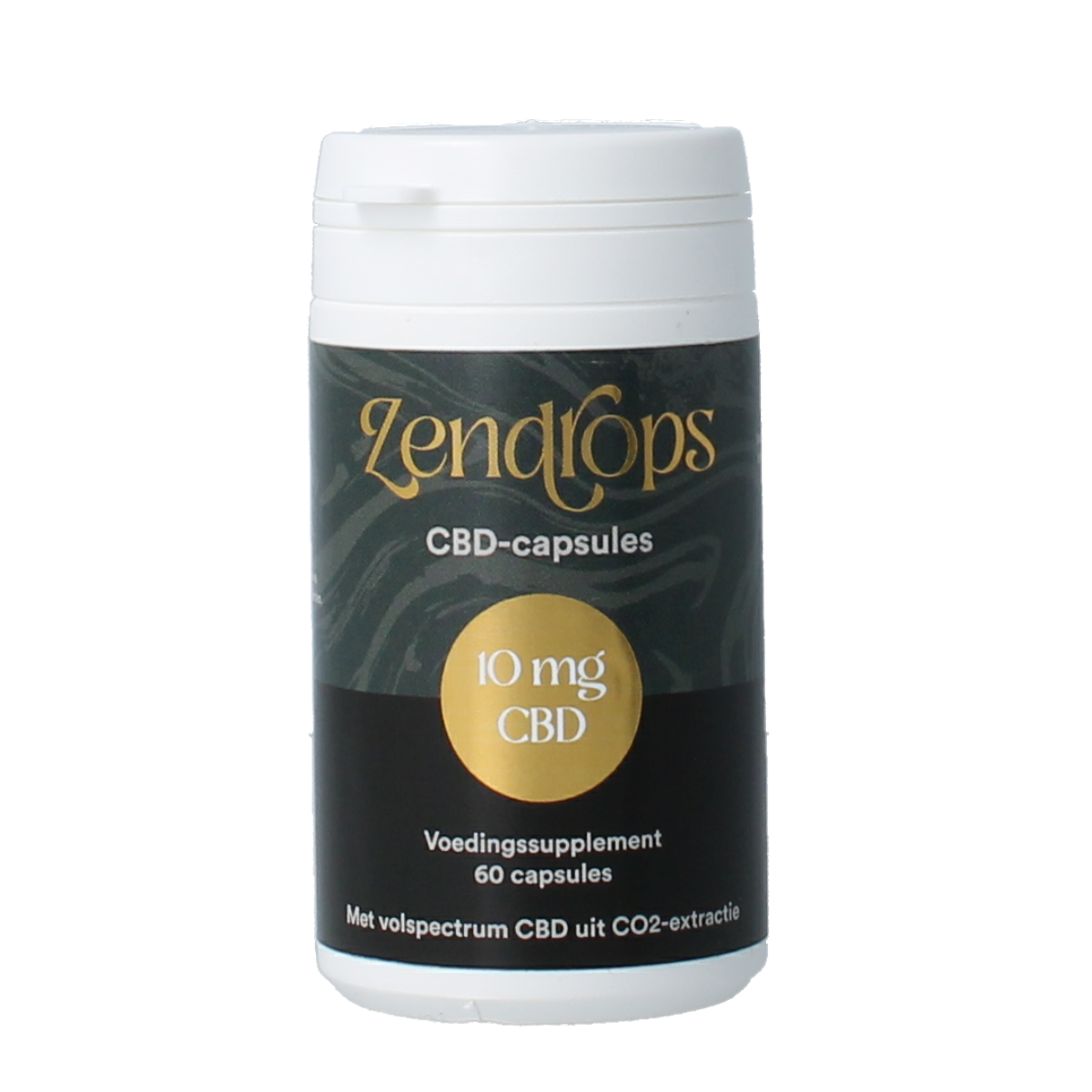 Zendrops CBD capsules 10mg with hemp seed oil, herbal supplement, 60 capsules, natural herbal product for wellness.