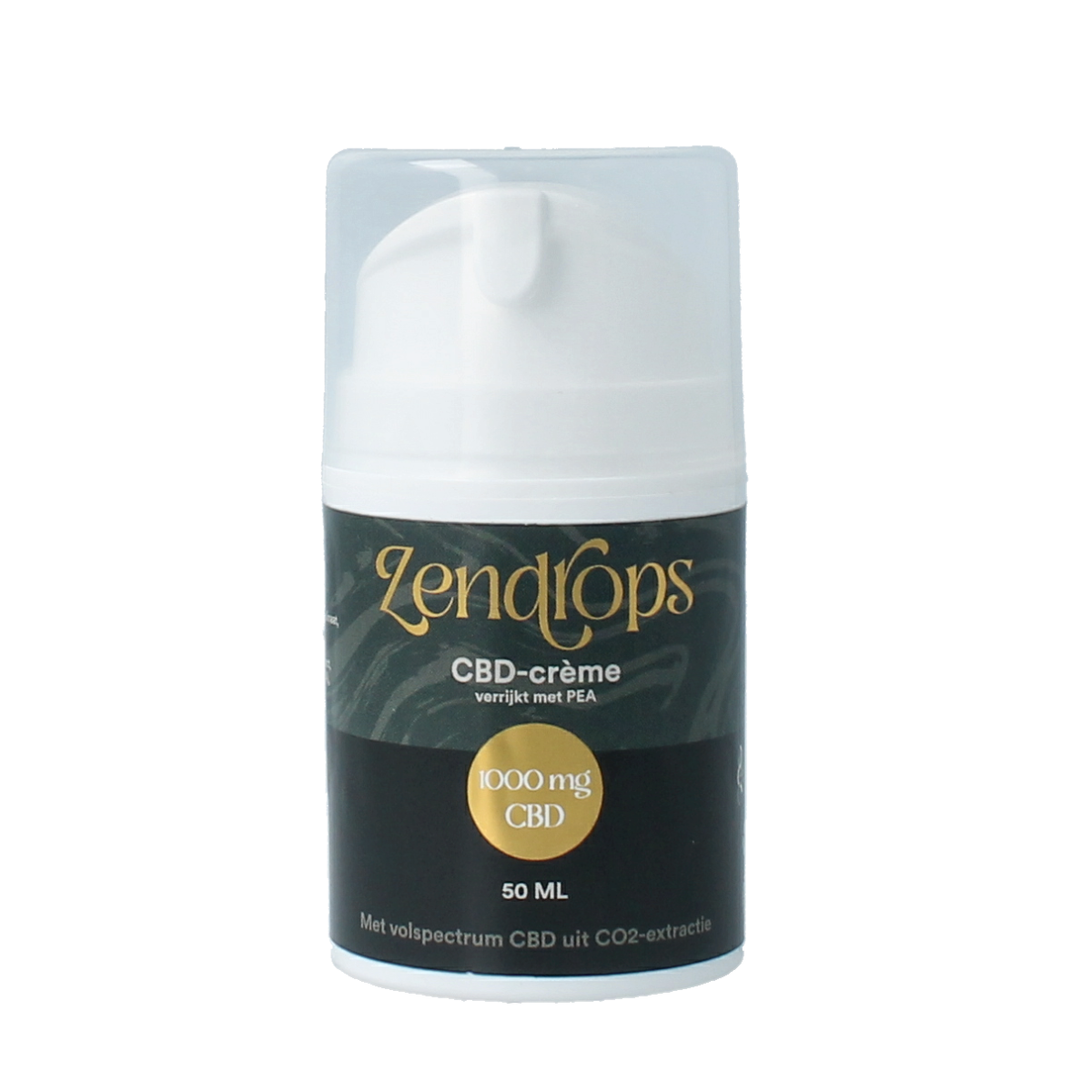 Zendrops CBD creme 1000mg liposomal body care, 50ml tube, moisturizing cream with CBD for skin nourishment.