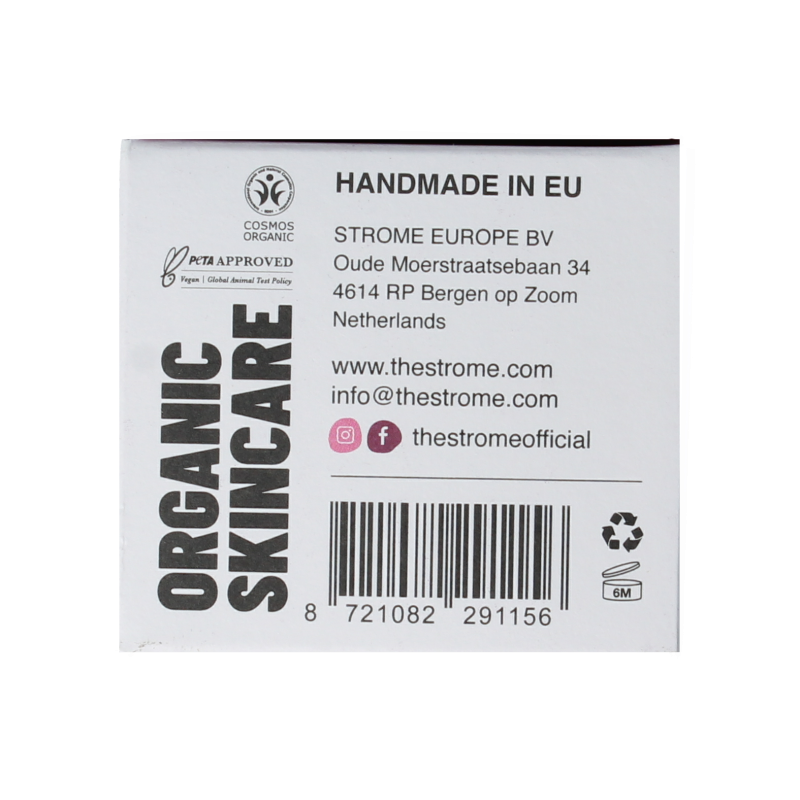 Ströme Daycream with cloudberry and red algae for facial skincare, 50ml, natural bio facial moisturizer.