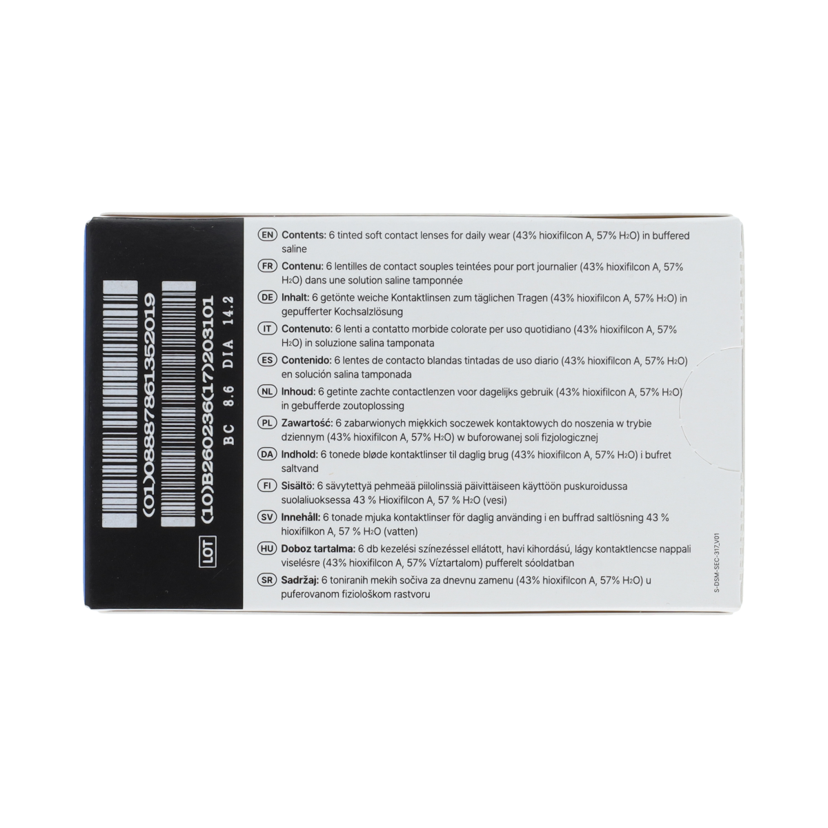 Eyefresh Eye Fresh maandlenzen 6-pack -2.25 6.00 Stuks