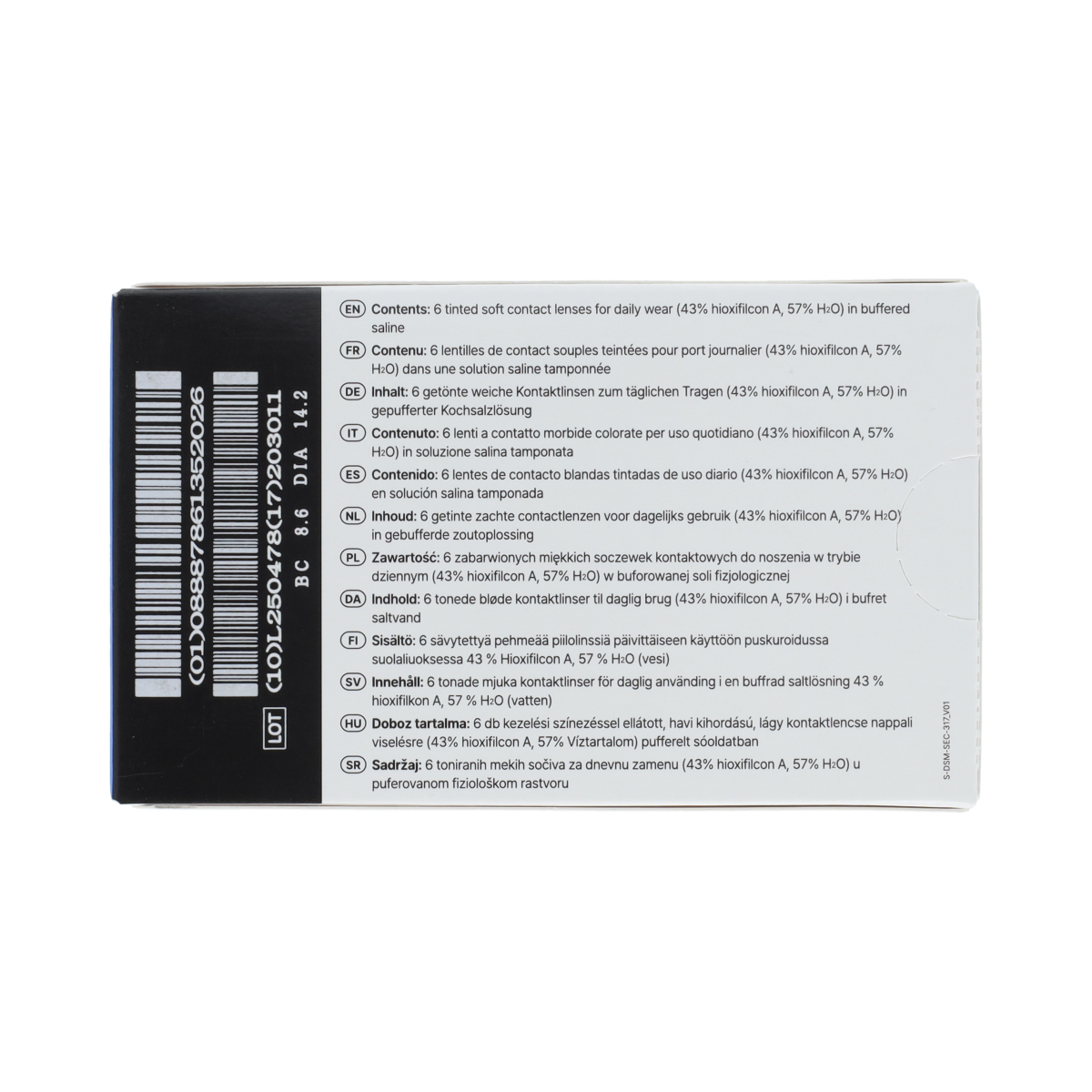 Eyefresh Eye Fresh maandlenzen 6-pack -2.50 6.00 Stuks