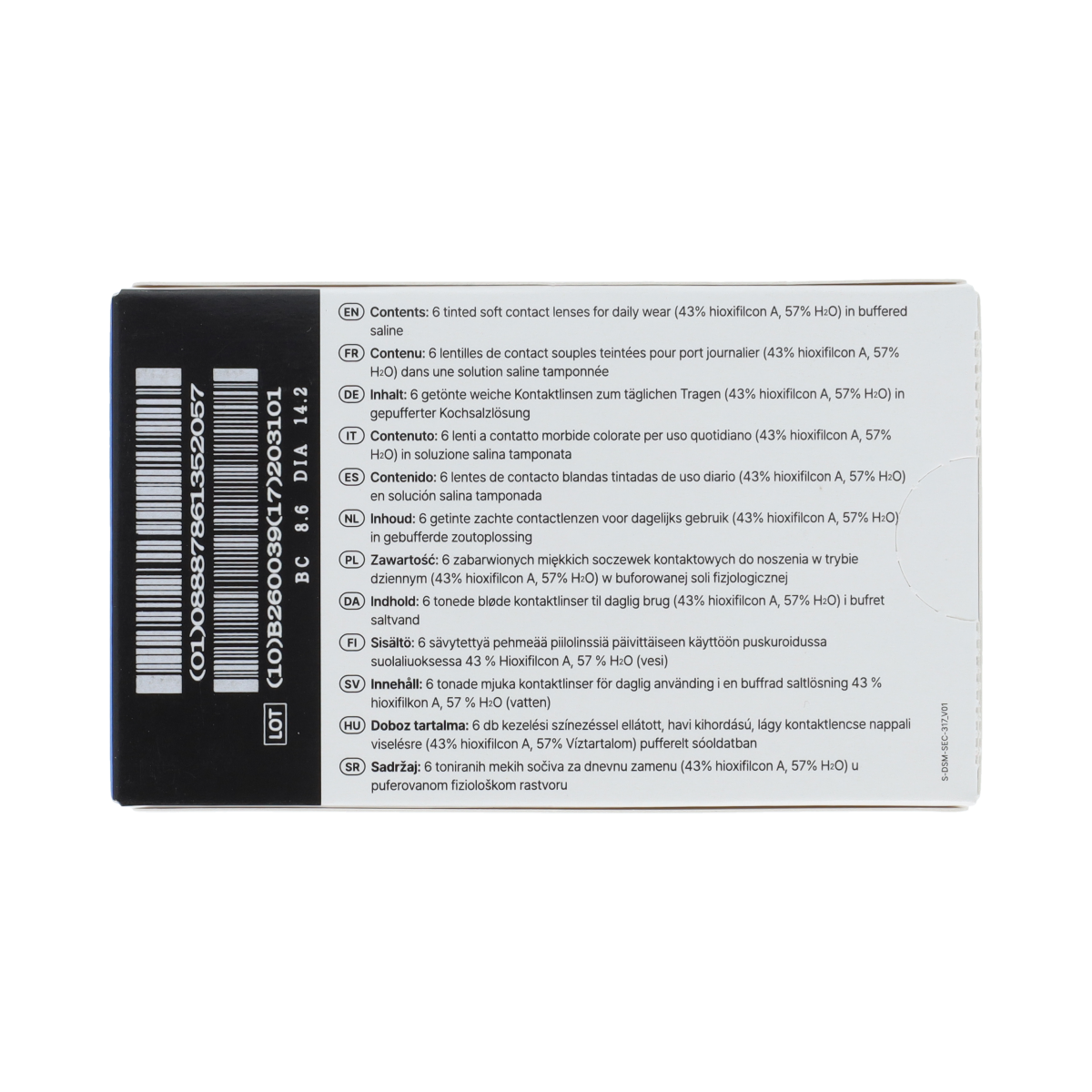 Eyefresh Eye Fresh maandlenzen 6-pack -3.25 6.00 Stuks