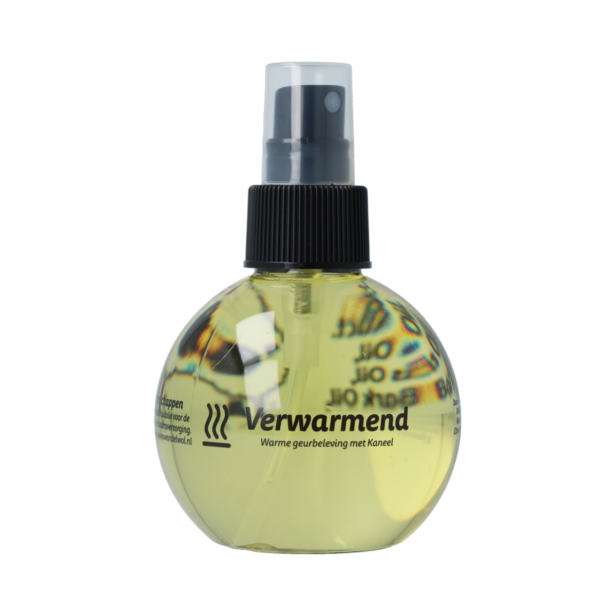 Wandelwol verzorgende huidolie kaneel for foot care, 150ml bottle, natural skincare product with cinnamon scent and nourishing formula.
