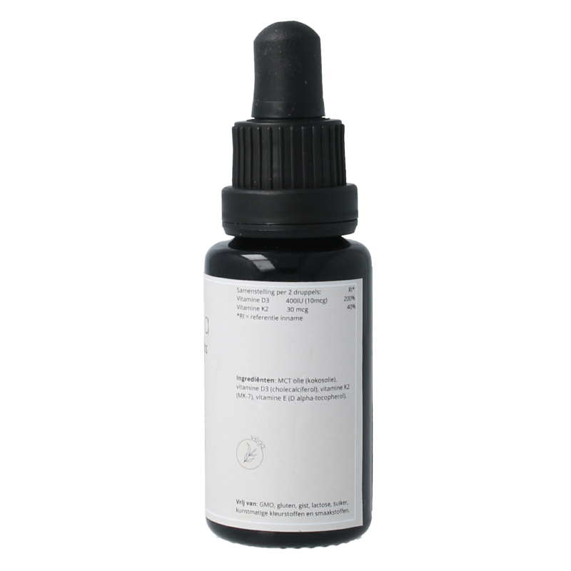 Darvita D3+K2 kokosolie vitamine for children, 20ml, natural multi-vitamin supplement with coconut oil base.