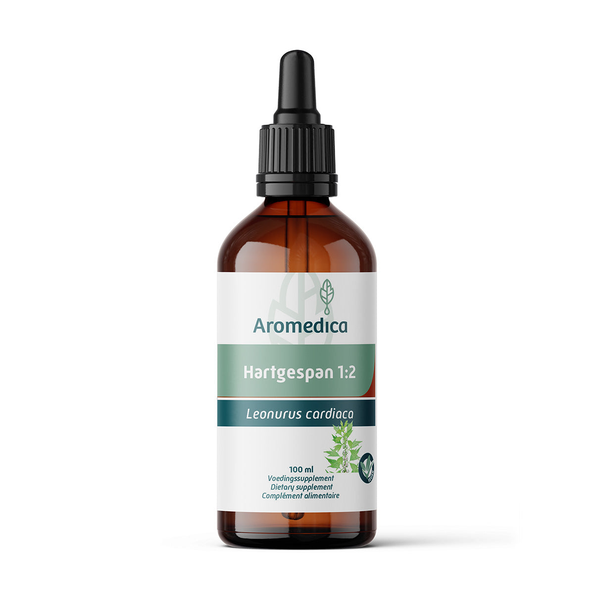 Aromedica Hartgespan herbal extract bottle, 100ml, part of Aromedica's herbal preparations, with label visible in the image.