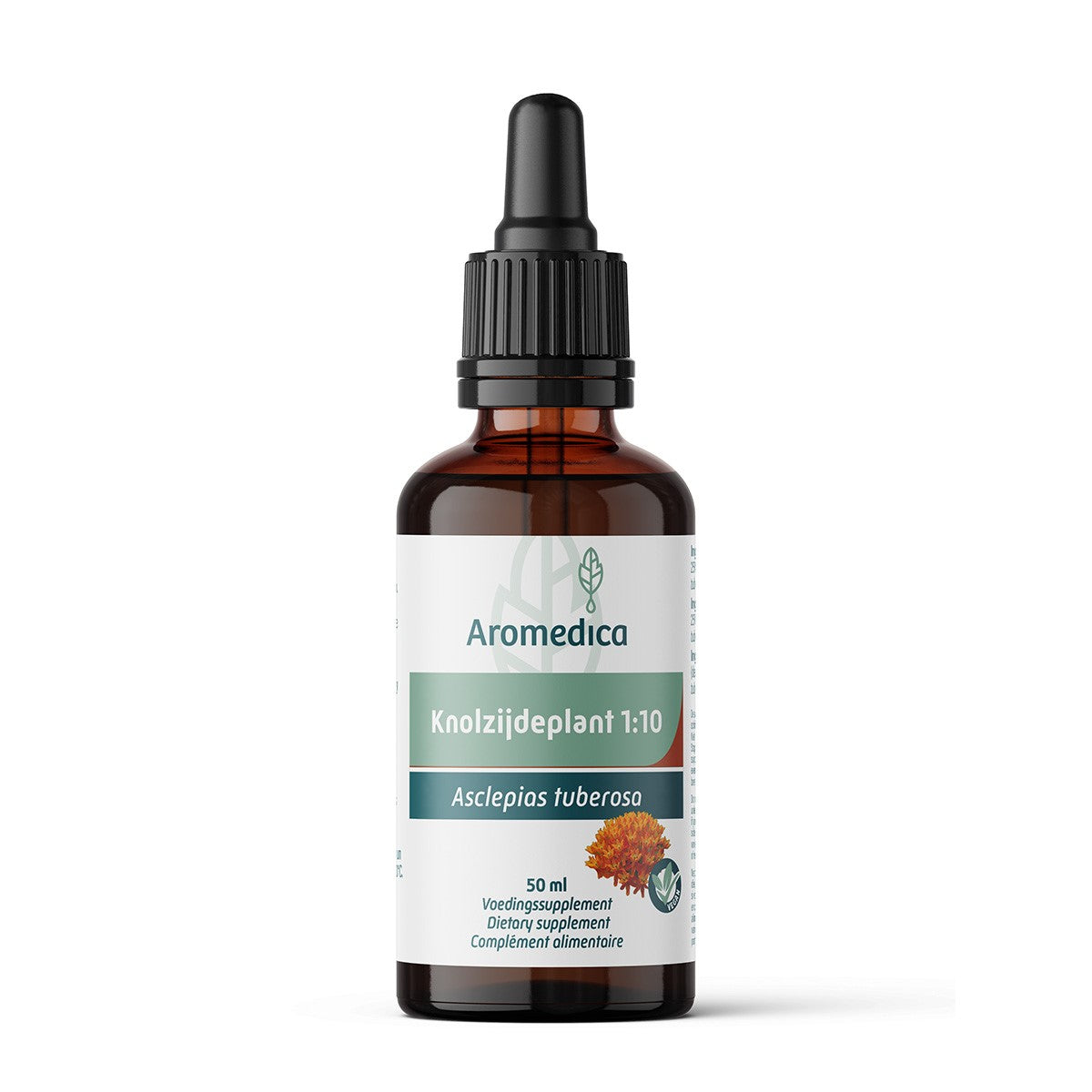 Aromedica Knolzijdeplant herbal preparation in a 50ml bottle, part of Aromedica's herbal remedies collection.