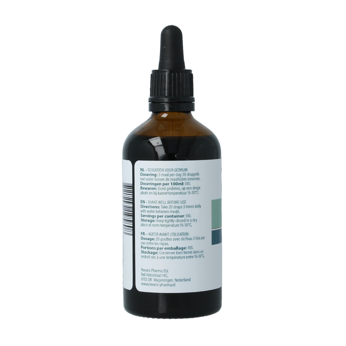 Aromedica Tijm herbal extract bottle, 100ml, part of Aromedica Kruidenpreparaten collection, with label showing botanical details
