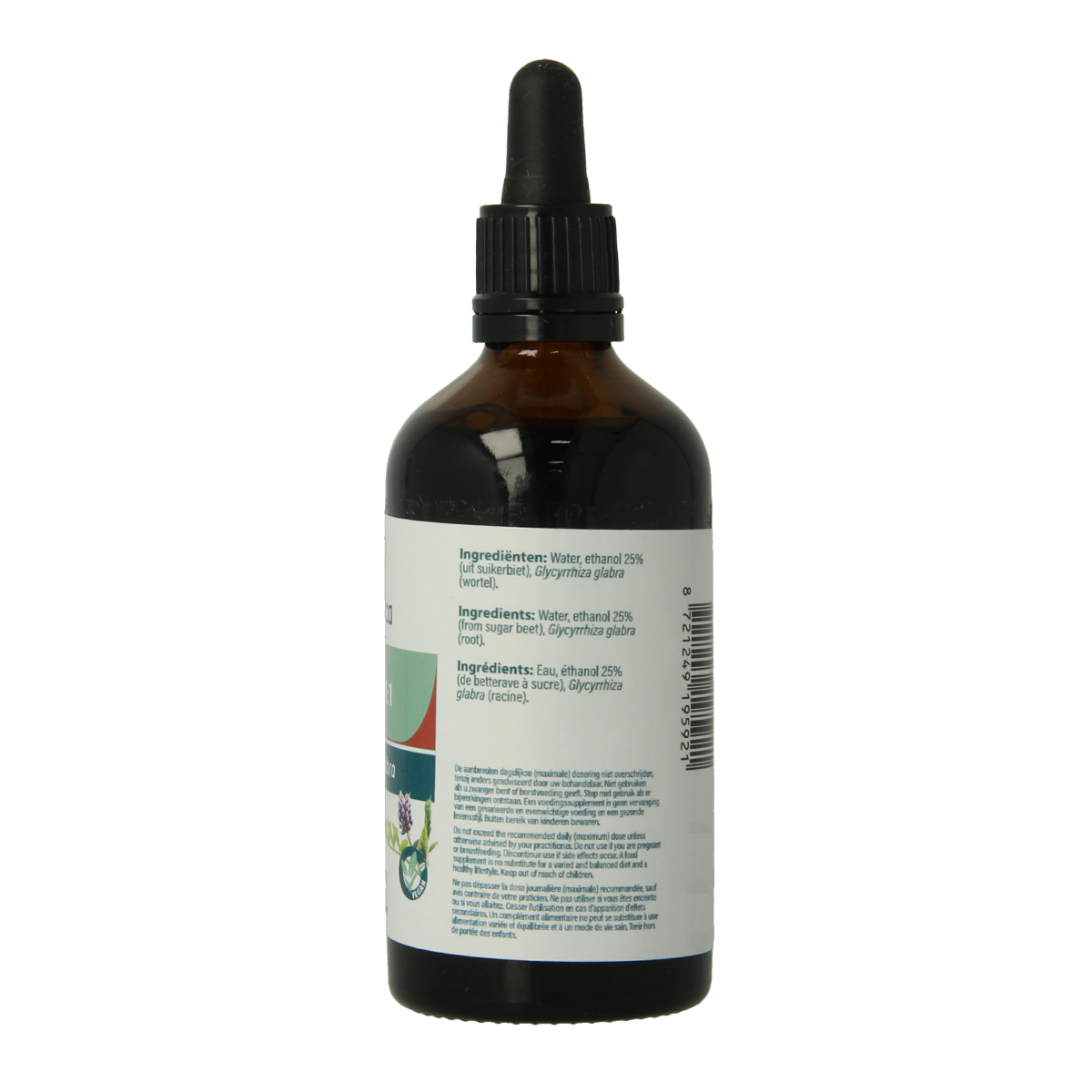 Aromedica Zoethout herbal preparation bottle with 100ml capacity, featuring the Aromedica brand label and product details.