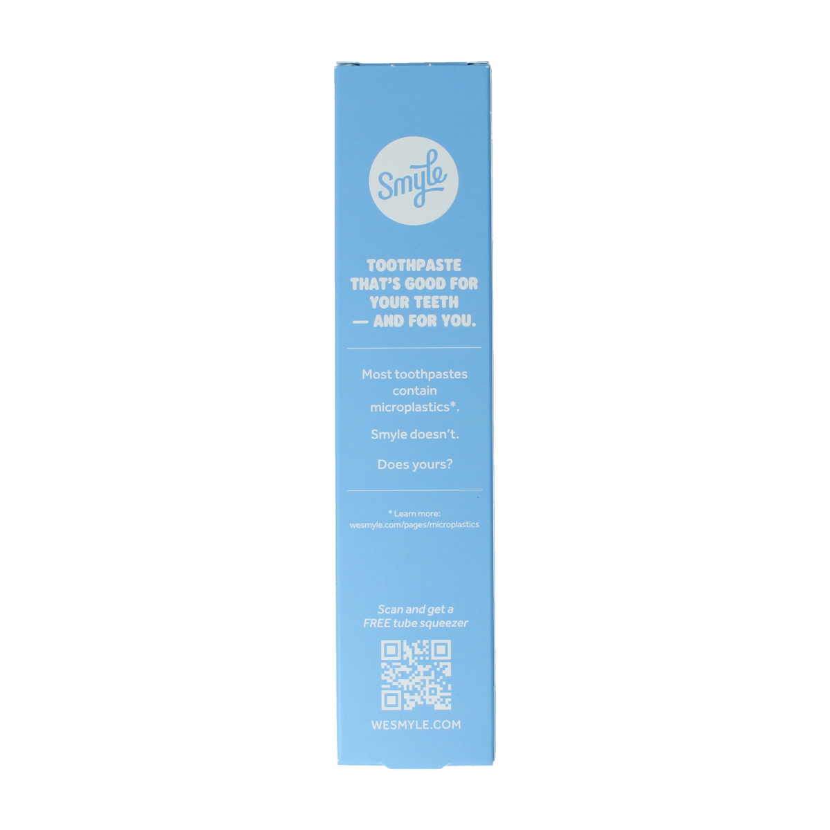 Smyle Fresh Mint toothpaste tube, 80ml, with bright mint flavor and white packaging, designed for daily oral hygiene.