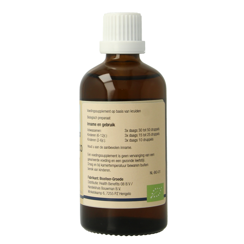 GO Detoxico bio herbal supplement in 100ml bottle, featuring natural herbal ingredients for wellness and detoxification.