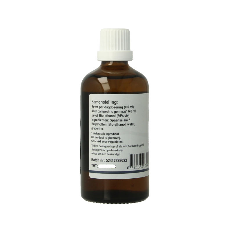 GO Acer campestris bio herbal preparation in a 100ml bottle, part of GO's herbal supplement line.