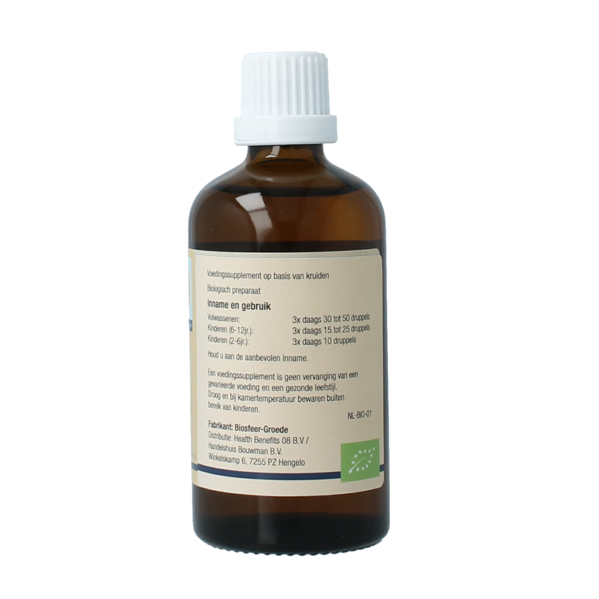 GO Cedrus libani bio herbal preparation in a 100ml bottle, featuring natural cedarwood extract from GO brand.