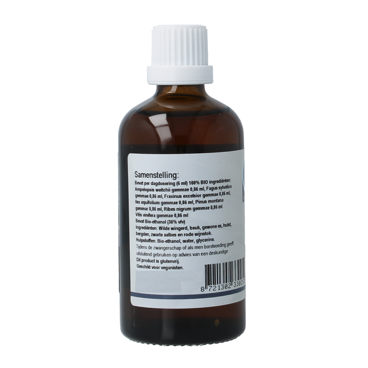 Bottle of GO Motorio bio herbal supplement, 100ml, featuring herbal ingredients and natural packaging from GO brand.