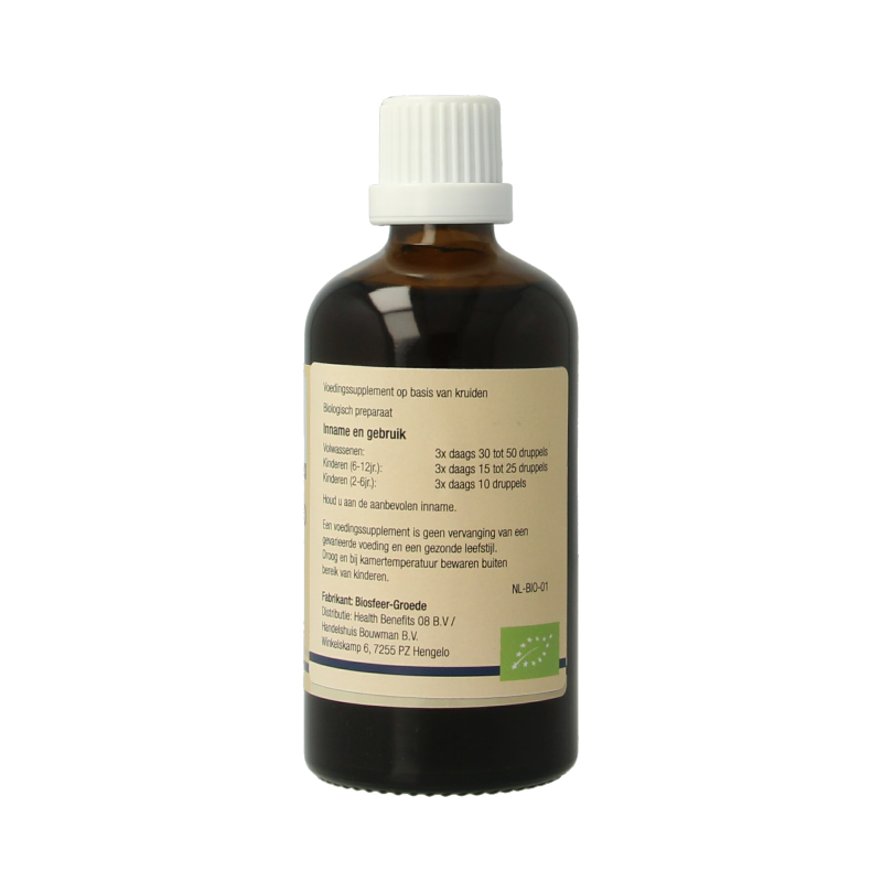 GO Nervo bio herbal supplement in a 100ml bottle, showcasing the natural herbal preparation by GO.