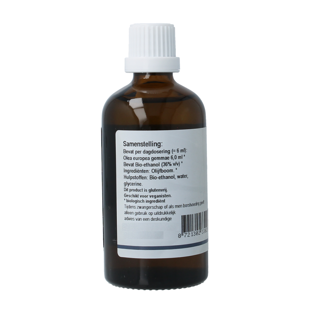 Go Olea Europea bio herbal preparation in a 100ml bottle, featuring fresh herbal extracts for wellness.
