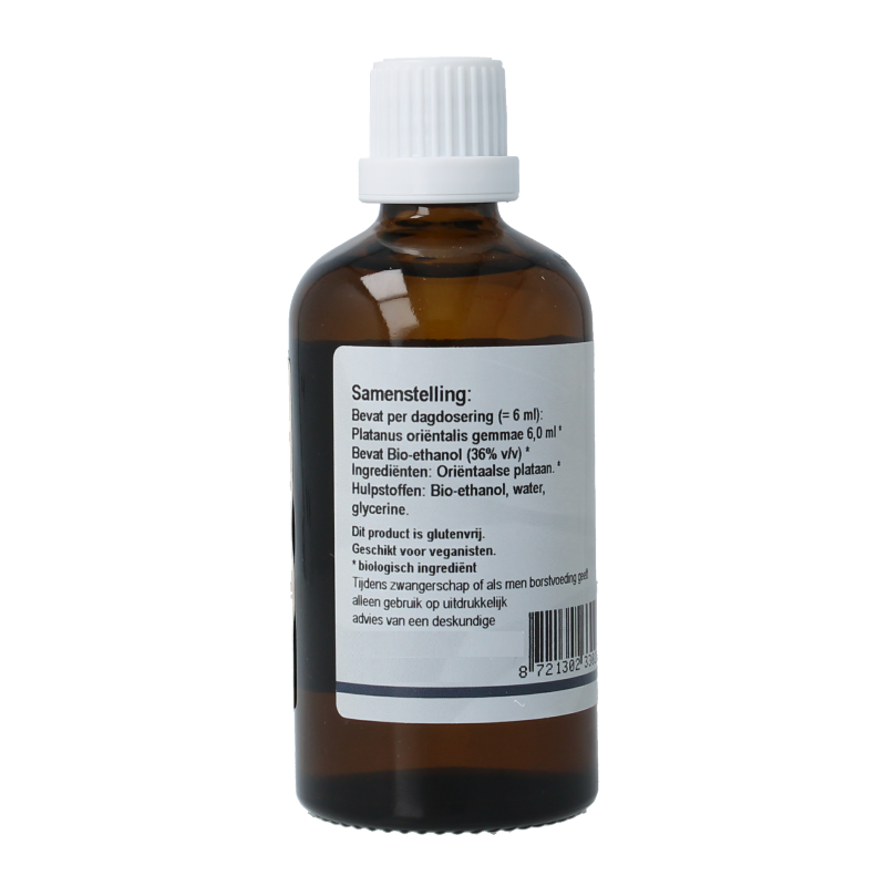 GO Platanus orientalis bio herbal preparation in a 100ml bottle, showcasing the natural herbal product from GO brand.