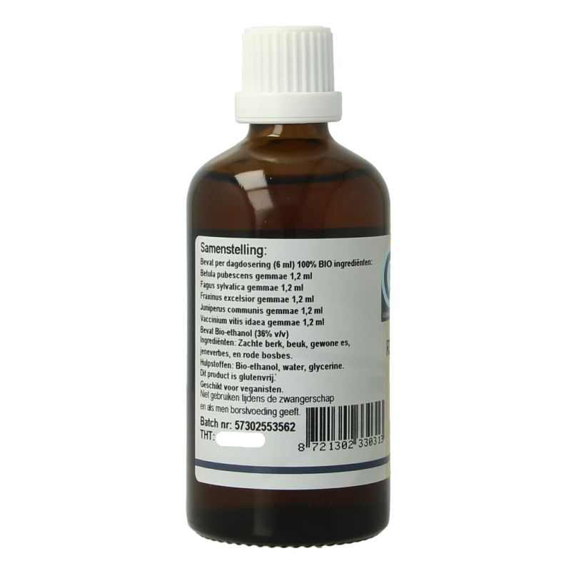 GO Reno bio herbal preparation in a 100ml bottle, featuring natural ingredients and herbal extracts from the GO Kruidenpreparaten line.