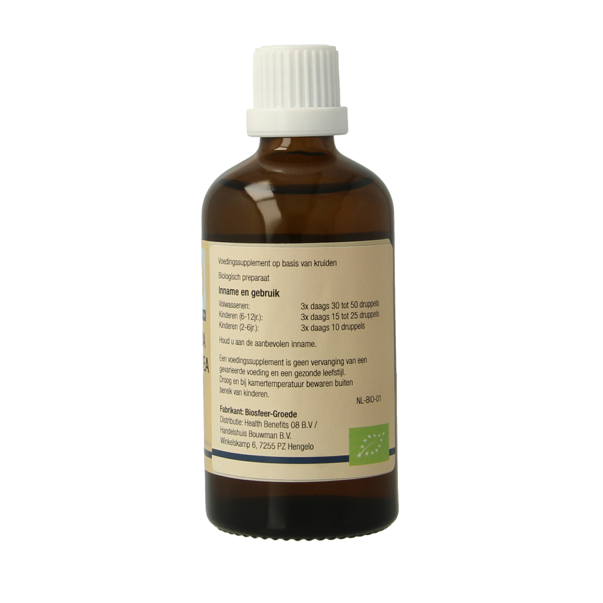 GO Sequoia gigantea bio herbal supplement bottle, 100ml, part of GO's herbal preparation range.