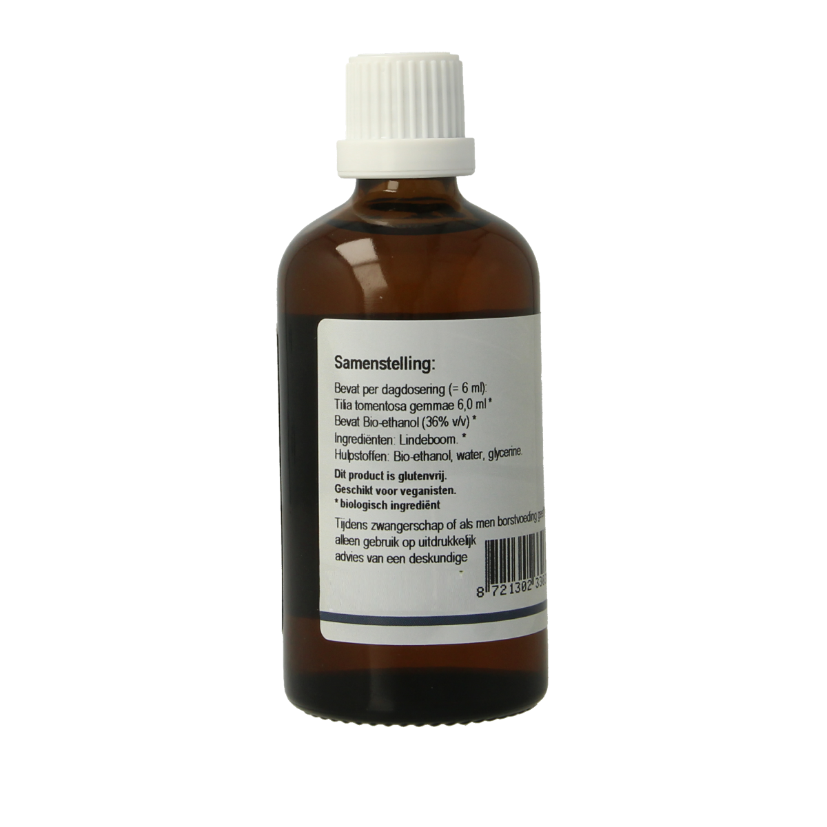 Bottle of GO Tilia tomentosa bio herbal preparation in 100ml container, featuring the product label and branding.
