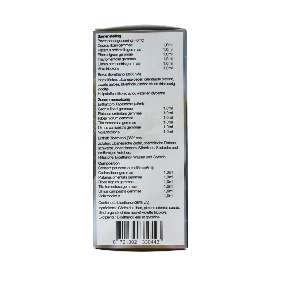 GO Dermo bio herbal preparation in 100ml bottle, featuring natural herbal ingredients for skin care.