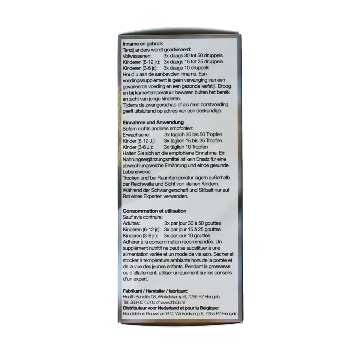 GO Dermo bio herbal preparation in 100ml bottle, featuring natural ingredients, from the GO brand.