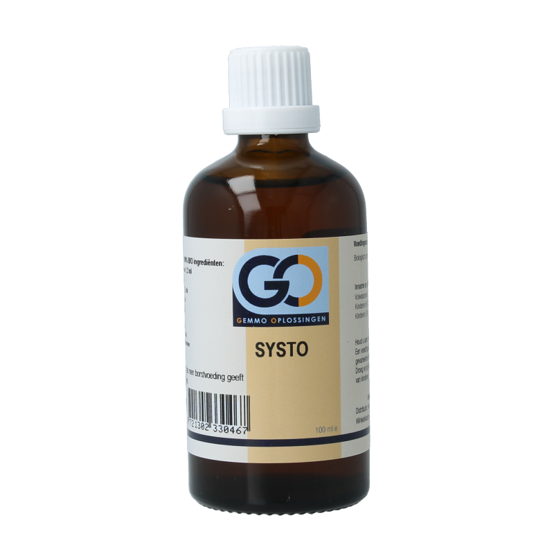 GO Systo bio herbal supplement in 100ml bottle, featuring natural herbal ingredients for wellness.