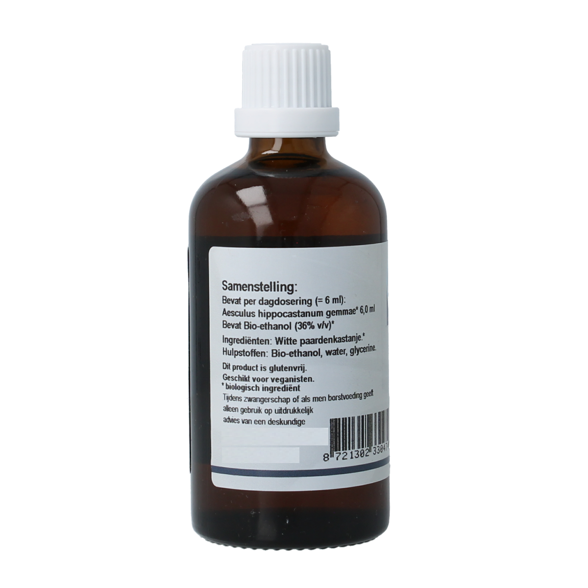 GO Aesculus hippocastanum bio herbal preparation in 100ml bottle, featuring natural ingredients and herbal supplement packaging.