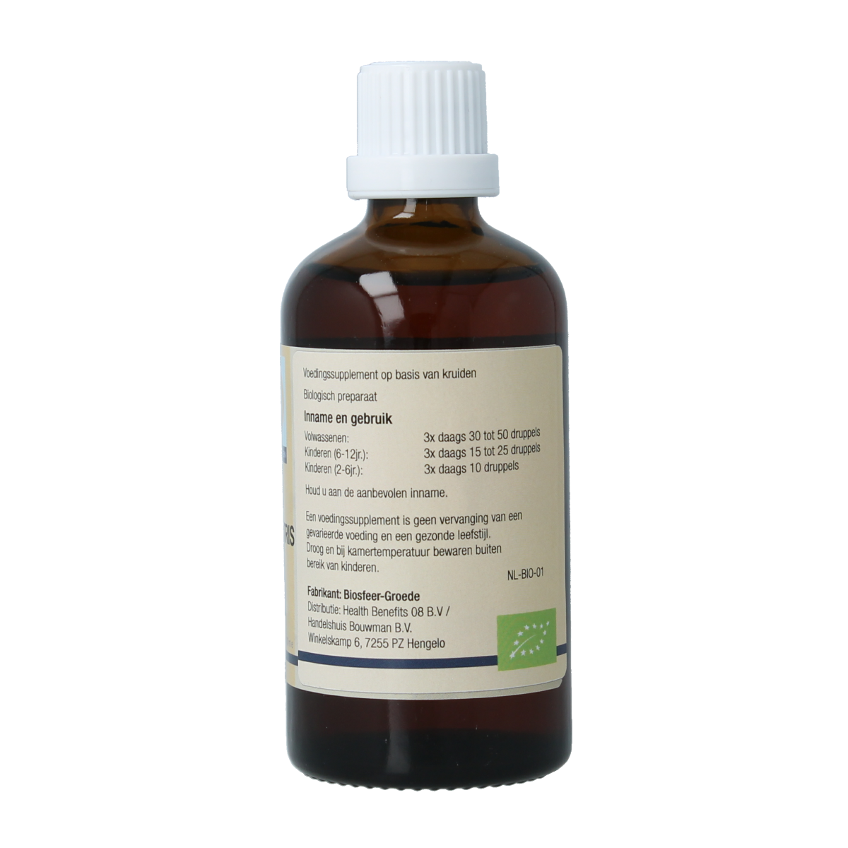 GO Malus sylvestrus bio herbal preparation in a 100ml bottle, featuring natural ingredients and botanical packaging.