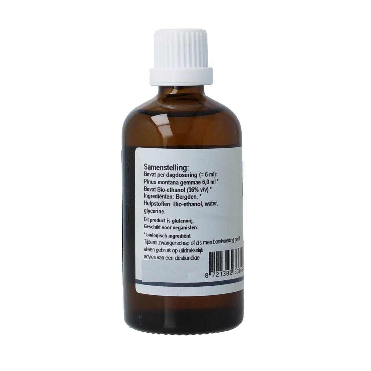 GO Pinus montana bio herbal preparation in 100ml bottle, natural herbal remedy from GO for wellness and herbal health.
