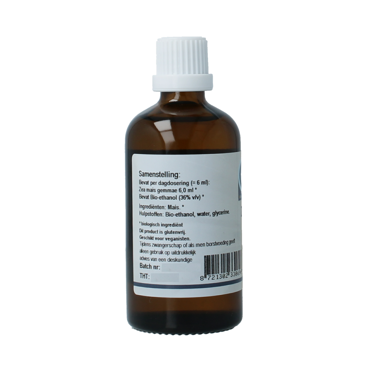 GO Zea bio herbal preparation in a 100ml bottle, featuring natural ingredients and herbal extract.