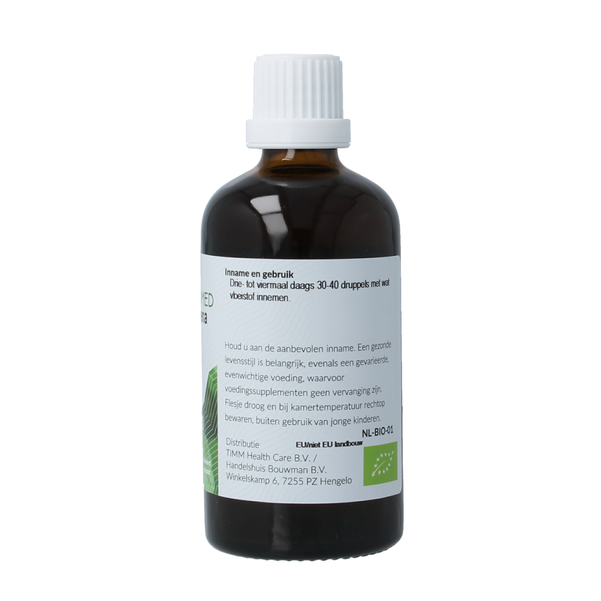 Bottle of Fytomed Avena sativa bio herbal remedy in 100ml bottle, featuring the product label and packaging.