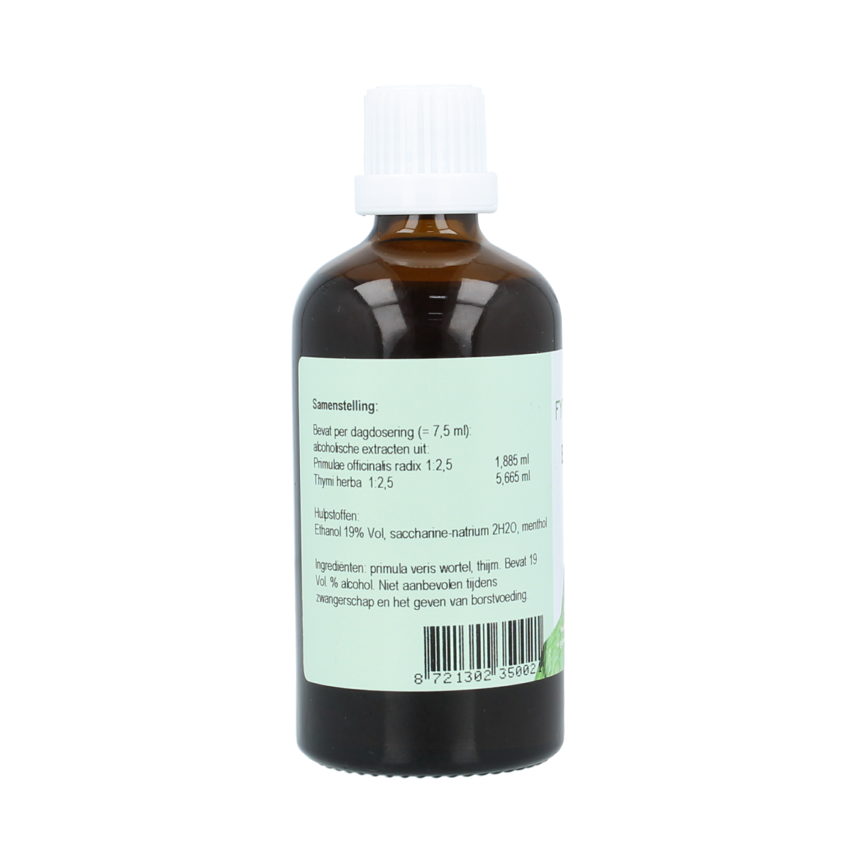 Fytomed Bronchi bio herbal preparation in a 100ml bottle, featuring herbal ingredients for respiratory support.