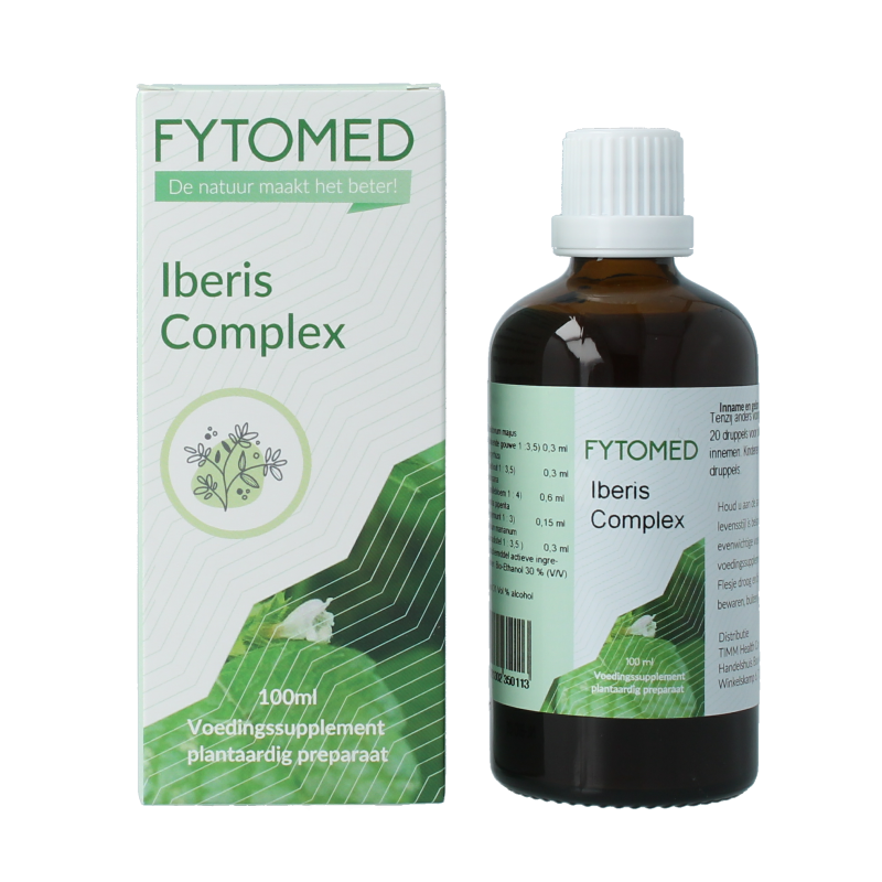 Fytomed Iberis complex herbal supplement in 100ml bottle, featuring natural plant extracts for herbal wellness.