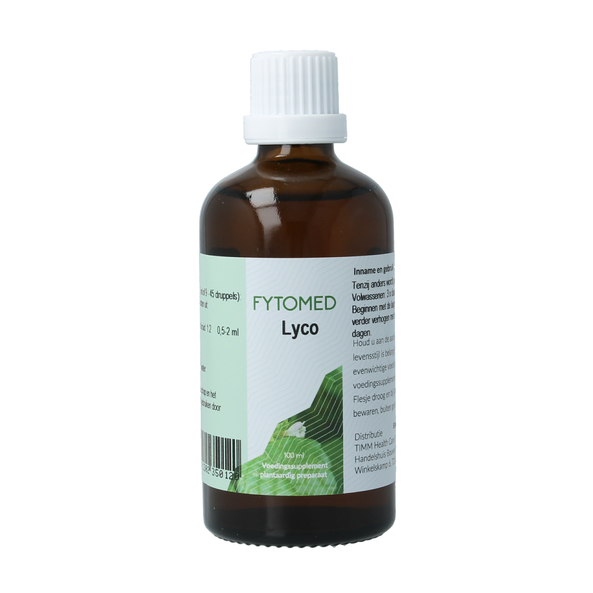 Fytomed Lyco bio herbal supplement bottle, 100ml, in a natural herbal preparation product image.