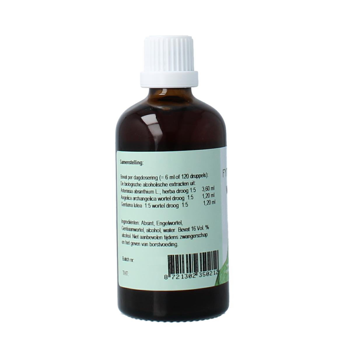 Fytomed Ventri bio herbal supplement in a 100ml bottle, featuring natural herbal ingredients for digestive support.