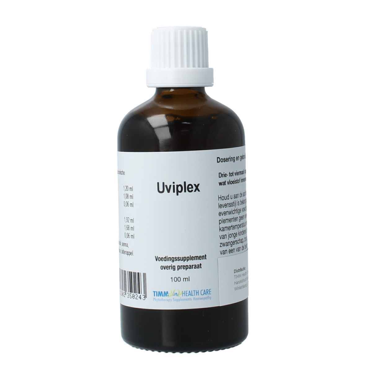 Fytomed Uviplex herbal supplement bottle with 100ml volume, natural herbal remedy for urinary health from Fytomed.