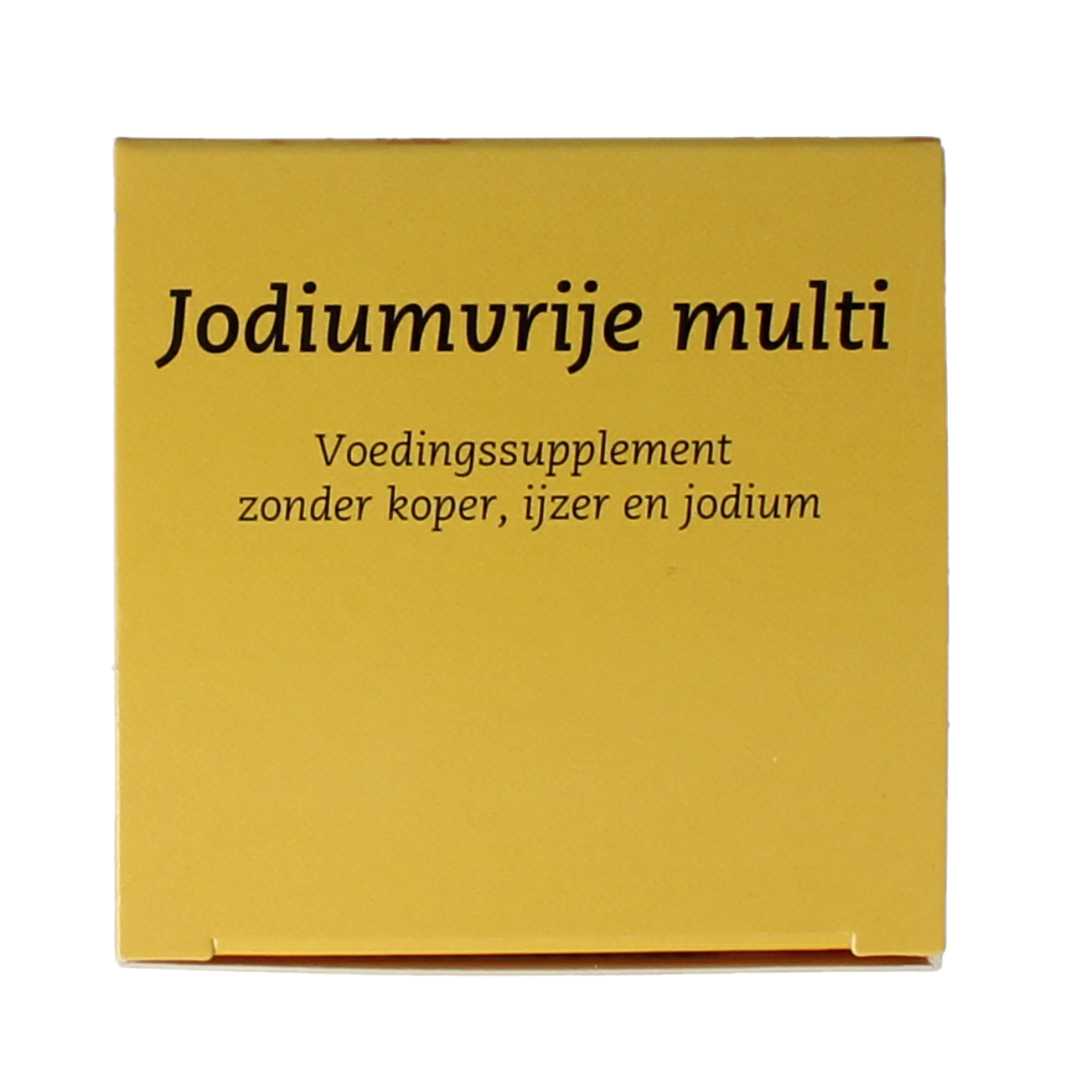 Depyrrol Multi Jodiumvrij vitamin multi capsules, 60-count, showing the supplement bottle with green and white label.