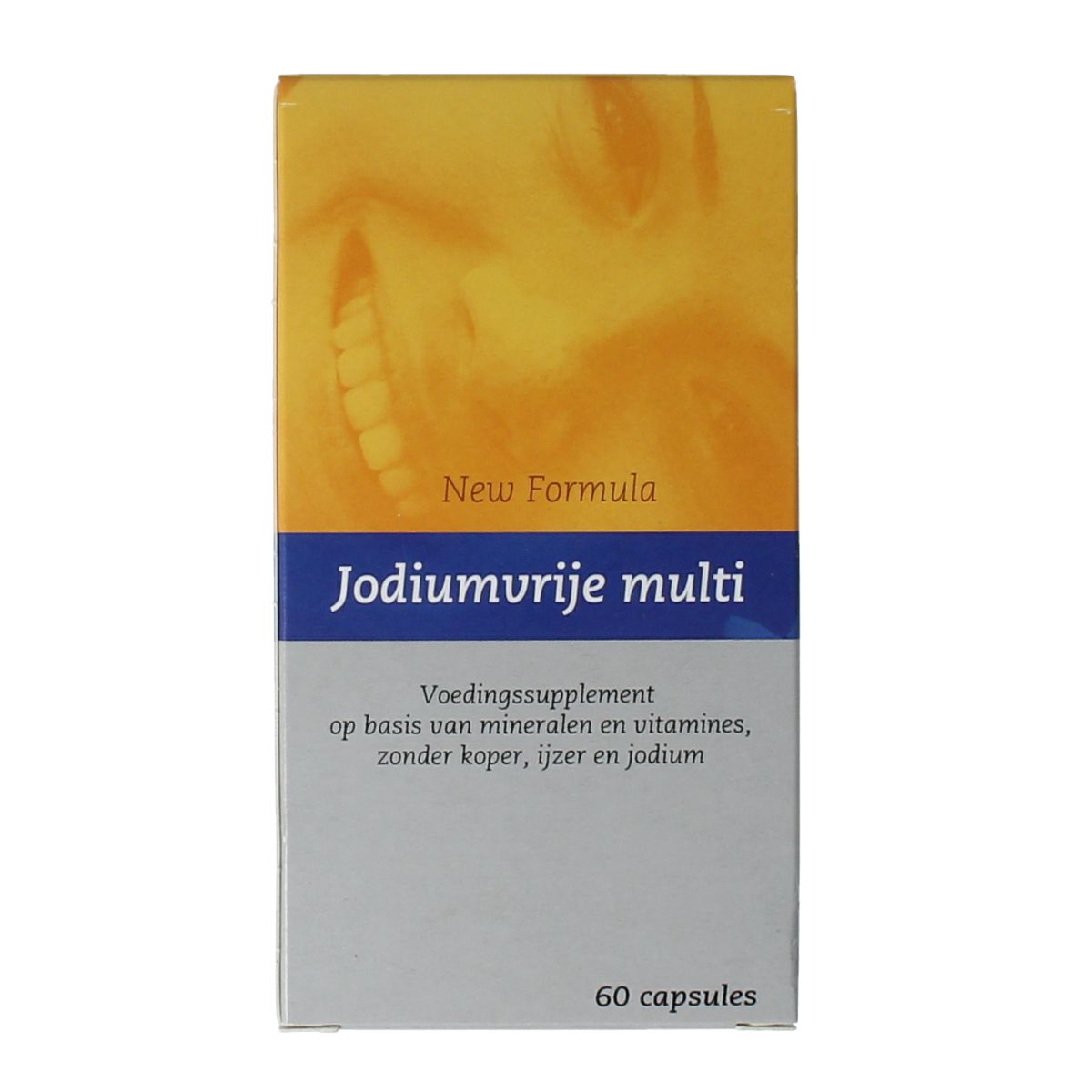 Depyrrol Multi Jodiumvrij vitamin multivitamin capsules, 60 count, for daily nutritional support.
