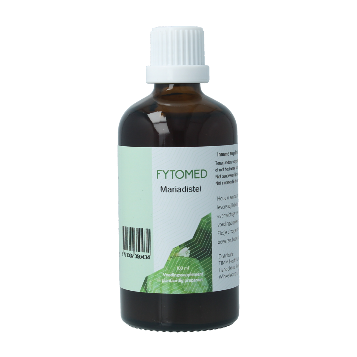 Fytomed Mariadistel bio herbal supplement in 100ml bottle, natural herbal preparation for health support.