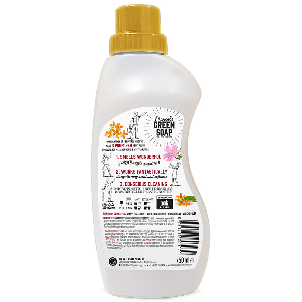 Marcel's Green Soap Wasverzachter Mandarin & Osmanthus 750.00 Milliliter