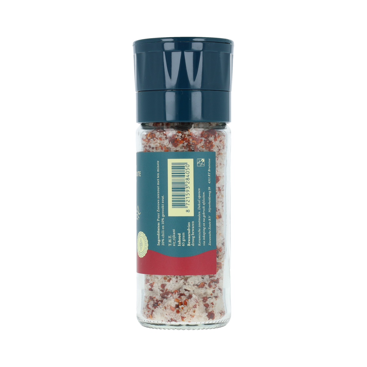 Zeeuwsche Zoute Keramische Zoutmolen Chili 65.00 Gram