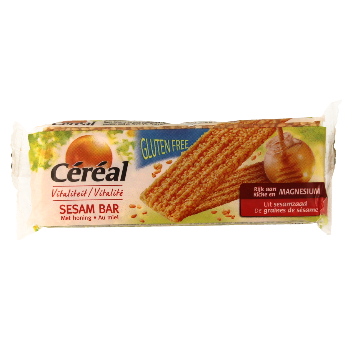 Cereal Sesambar snack in a 50g package, featuring crispy, seasoned snack bites from the Cereal brand, ideal for quick bites.
