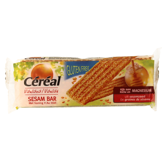 Cereal Sesambar snack in a 50g package, featuring crispy, seasoned snack bites from the Cereal brand, ideal for quick bites.
