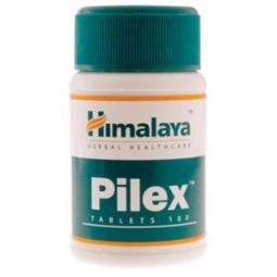 Holisan Pilex 100.00 herbal tablets in a blister pack, natural herbal supplement from Holisan for digestive or hemorrhoid support