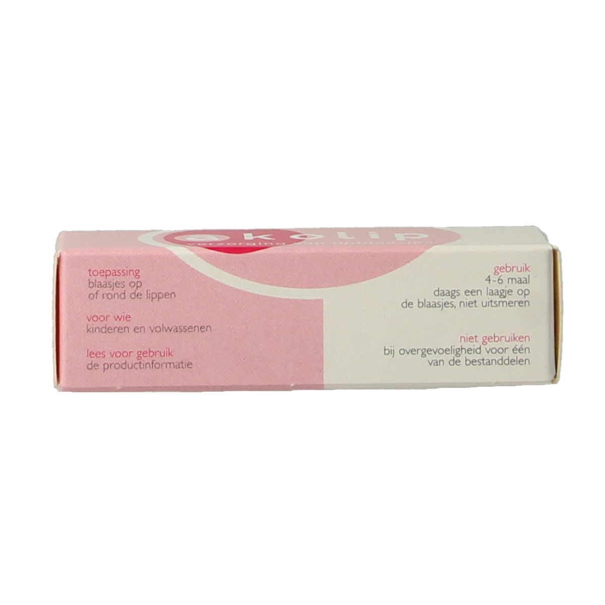 Akolip Lipblaasjesgel 3g tube for lip care, shown in the image with a clear applicator tip and branding on the packaging.
