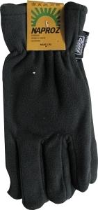 Black Naproz household gloves in size L/XL, showing a pair of durable rubber cleaning gloves for household chores.